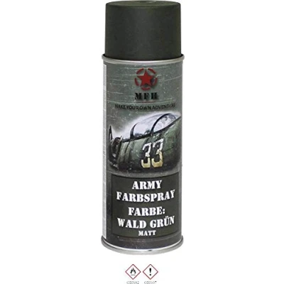 Afbeelding van MFH 40344 Farbspray Wald GRÜN matt RAL 6031 400ml Grün 1 St. (B x H) 6.5cm 20cm