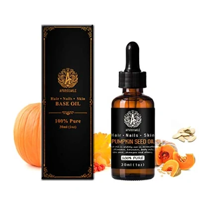 Afbeelding van 100% pure pompoenpitolie, 30ml dragerolie pompoenpitolie DIY badbommen, 1oz basisolie kaarsenmaken