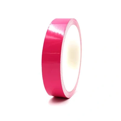 Afbeelding van 10 Meter sierstrips Auto Motorfiets Boot Model exterieur maken kleur selectie Finest Folia Decoratieve Strips Side Zelfklevende Waterdichte (12mm breedte, Roze)