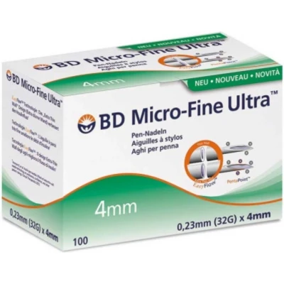 Afbeelding van Bd Microfine Ultra Pennaald 4mm 32g Easyflow