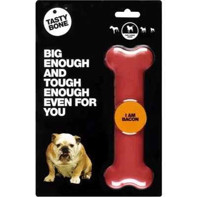 Afbeelding van TastyBone Large Roast Beef &amp; Red Wine Hond Kauwspeelgoed Vegan Kluif Nylabone