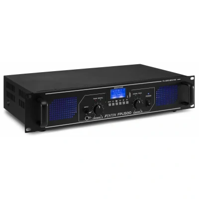 Afbeelding van Fenton FPL1500 Digitale versterker 2x 750W met Bluetooth en mp3 speler