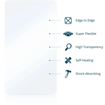 Afbeelding van BROTECT Screenprotector voor Anio 5 Folie Beschermfolie transparant volledig dekking (2 Stuks)