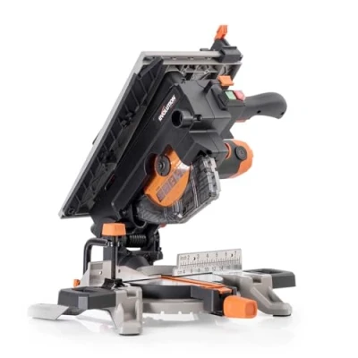 Afbeelding van Evolution Power Tools R210MTS G2 Omwisselbare tafel /verstekzaag, hybride, compact en draagbaar, zaagt meerdere materialen, hout, metaal, kunststof meer, 210 mm zaagblad inbegrepen