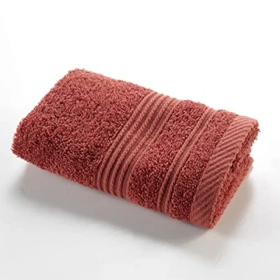 Afbeelding van douceur d&#039;intérieur, Handdoek, 30 x 50 cm, terracotta, 100% katoen, twissen