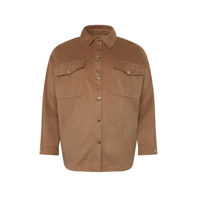 Afbeelding van Urban Classics Ladies Classic Overshirt Jas, Dames, Maat: XL, Lightground