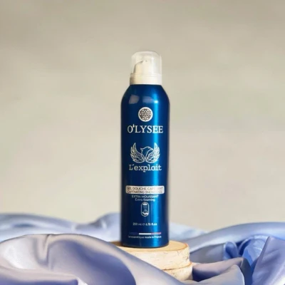 Afbeelding van Biologische doucheschuim L&#039;Exploit schuimende douchegel voor mannen houtachtig kruidig 200ml
