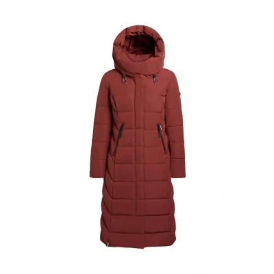 Afbeelding van khujo Sensy Wintermantel, Dames, Maat: XS, Dark red