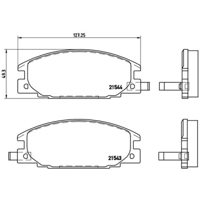 Afbeelding van Brembo Remblokset P 59 015