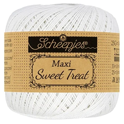 Afbeelding van Scheepjes Maxi Sweet Treat 106 Snow WhiteGaren 10x25g