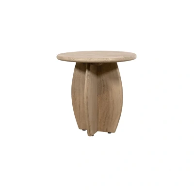 Afbeelding van Bijzettafel Ø50, H50, Acacia Weathered Wood