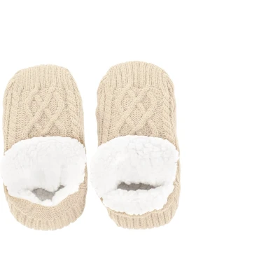 Afbeelding van Tiseco Huissokken COSY 2 paar gebreid sherpa 39/42, ivoor