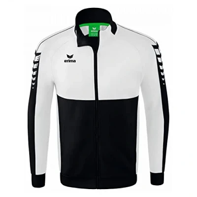 Afbeelding van Erima Six Wings Worker Jack Kinderen Zwart / Wit Maat: 140