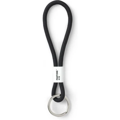 Afbeelding van Pantone Sleutelhanger Black 419 Keycord Klein by Copenhagen Design