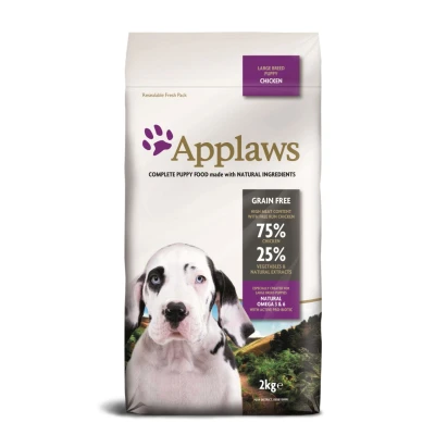 Afbeelding van Applaws Puppy Large Breed Kip 2 kg