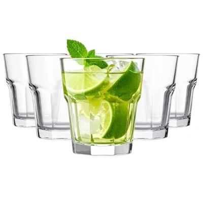Afbeelding van Glasmark KROSNO, 270ml, Set van 6 stuks, Laag glas, Drinkglas, Waterglazen, Cocktail, Ideaal voor thuis, restaurant en feesten, glazen, Klassieke vorm