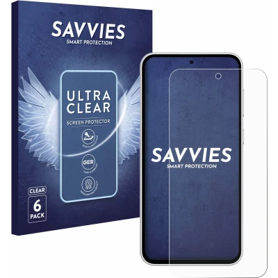 Afbeelding van Savvies Screenprotector voor Samsung Galaxy S23 FE Folie Beschermfolie transparant (6 Stuks)