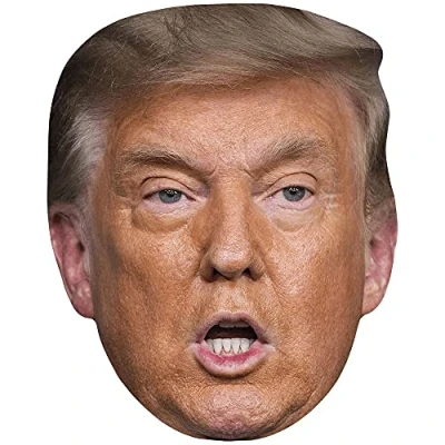 Afbeelding van Donald Trump (Mouth Open) Masker van beroemdheden