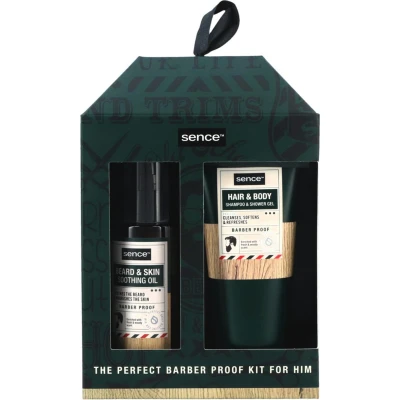 Afbeelding van Geschenkset Sence Collection Men Barber Warm Wishes 2stuks