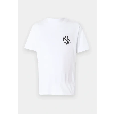 Afbeelding van Karl Lagerfeld Jeans Monogram Tshirt print, Heren, Maat: Medium, White