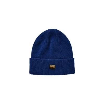 Afbeelding van G STAR RAW Effo Long Beanie, blauw (balpen blue D16624 C754 1822), Eén maat