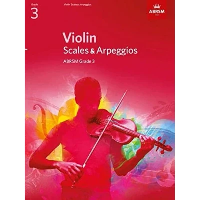 Afbeelding van Abrsm: violin scales and arpeggios grade 3 (from 2012)