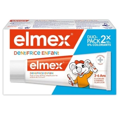Afbeelding van Elmex Kindertandpasta Set van 2 x 50 ml