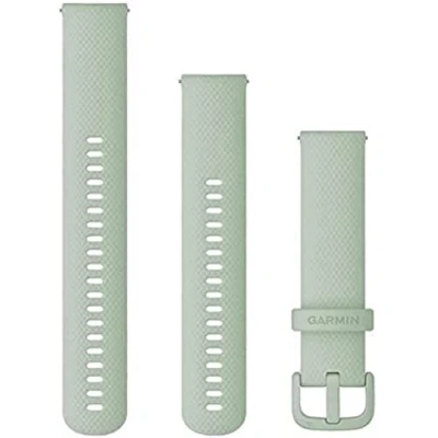Afbeelding van GARMIN Quick Release horlogebandje, Siliconen, 20mm, Groen, Geschikt voor Venu 2, 2 plus Forerunner 45/55/245/645, Approach S12/S40/S42, vivoactive 3/4, Vivomove serie