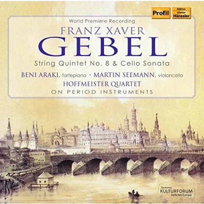Afbeelding van Martin Seemann &amp; Hoffmeister Quartet Gebel: String Quintet No. 8 / Cello Sonata (CD)