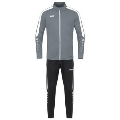 Afbeelding van JAKO Trainingspak Polyester Power, Uniseks Kind, Steengrijs, 128