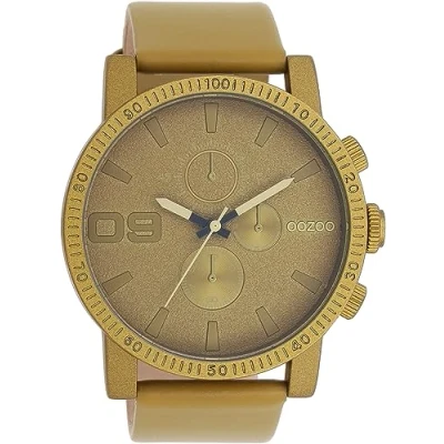 Afbeelding van Oozoo Timepieces Chronograaf, Maat: One Size, Grün