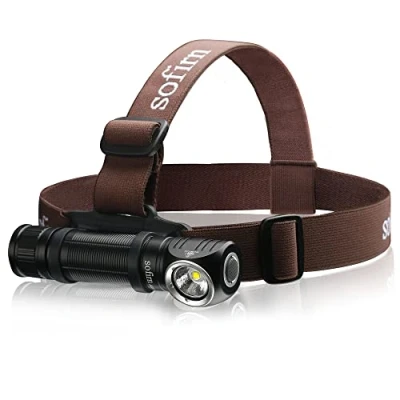 Afbeelding van Sofirn HS40 oplaadbare hoofdlamp, super helder 2000 lumen, Power by 18650 batterij (inbegrepen) SST40 LED met IPX 8 waterdichte koplamp, perfect voor hardlopen, vissen, kamperen, wandelen