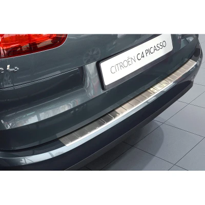 Afbeelding van Avisa RVS Achterbumperprotector passend voor Citroën C4 Picasso 2013 &amp; Spacetourer 2018 &#039;Ribs&#039;
