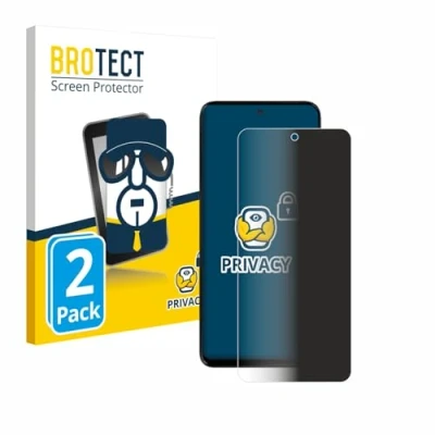 Afbeelding van BROTECT privacy screenprotector voor Motorola Moto G15 Folie Beschermfolie Blauwlichtfilter (2 Stuks)