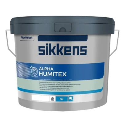 Afbeelding van Sikkens Alpha Humitex Muurverf 5 liter Mengbaar
