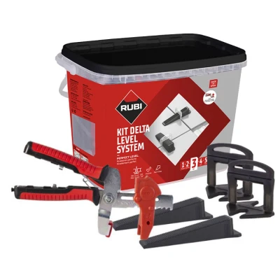Afbeelding van Rubi Delta Levelling 2 mm Large starterskit (100 clips + 100 keggen)