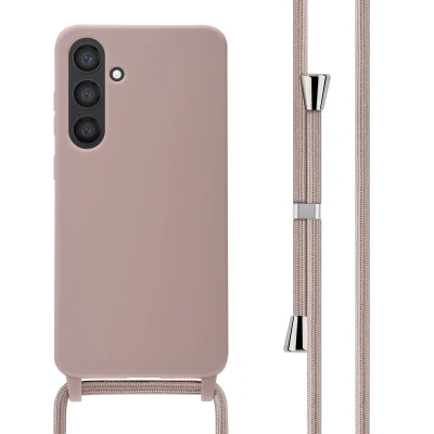 Afbeelding van Samsung Galaxy S24 Plus Hoesje Siliconen en TPU (zacht) iMoshion Softcase/Koordhoesje/Backcover Roze Telefoonhoesje