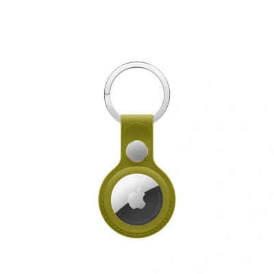 Afbeelding van Apple FineWoven AirTag‑sleutelhanger Chartreuse ​​​​​​​