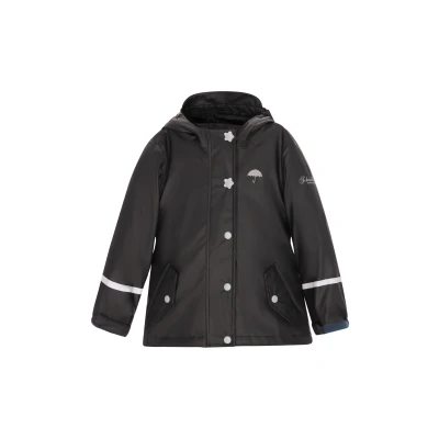 Afbeelding van Regenjas gemaakt van gerecycled materiaal DREIMASTER 140 / Zwart 100% Polyester (Gerecycled)