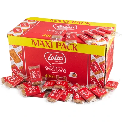 Afbeelding van Lotus speculoos, doos van 400 individeel verpakte stuks