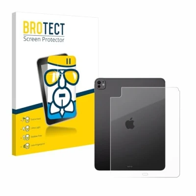 Afbeelding van BROTECT Screenprotector voor Apple iPad Pro 13&quot; WiFi 2024 (Achterkant) Folie Beschermfolie Beschermglas transparant