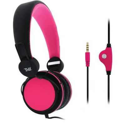Afbeelding van T&#039;nB Tnb Hoofdtelefoon met kabel jack 3,5 mm Collection BE Color zwart/roze