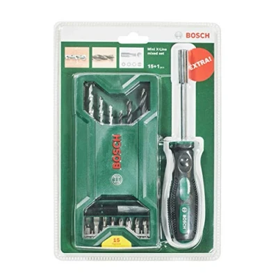 Afbeelding van Bosch Accessories 2607017654 Mini X Line Boor en bit assortiment 16 delig