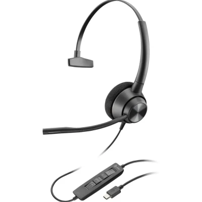 Afbeelding van POLY EncorePro 310 USB C Monoaural Headset TAA