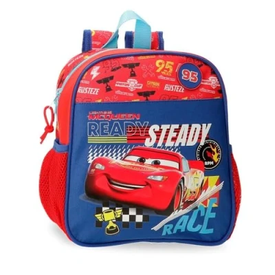 Afbeelding van Joumma Disney Cars Lets Race kleuterschoolrugzak, Rood, 21 x 25 10 cm, polyester, 5,25 l, kleuterschool rugzak
