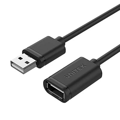 Afbeelding van Unitek PRZEDLUZACZ USB 2.0 AM AF 3M, Y 417GBK (3 m, 2.0), kabel