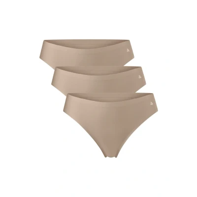Afbeelding van Danish Endurance 3 PACK String, Dames, Maat: Large, Beige
