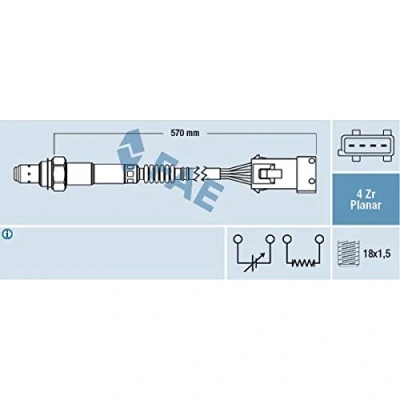 Afbeelding van Fae Lambda sonde 77240