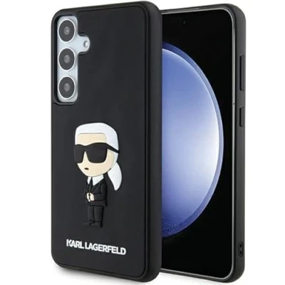 Afbeelding van Karl Lagerfeld KLHCL3DRKINK S928 czarny/zwart hardcase 3D Rubber Ikonik (Samsung Galaxy S24 Ultra), Smartphonehoes, Zwart