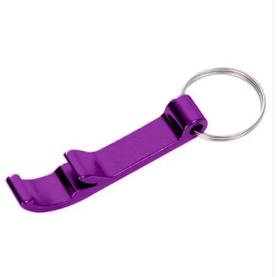 Afbeelding van Bier Sleutelhanger Bieropener Beer Opener Flesopener Keychain Paars